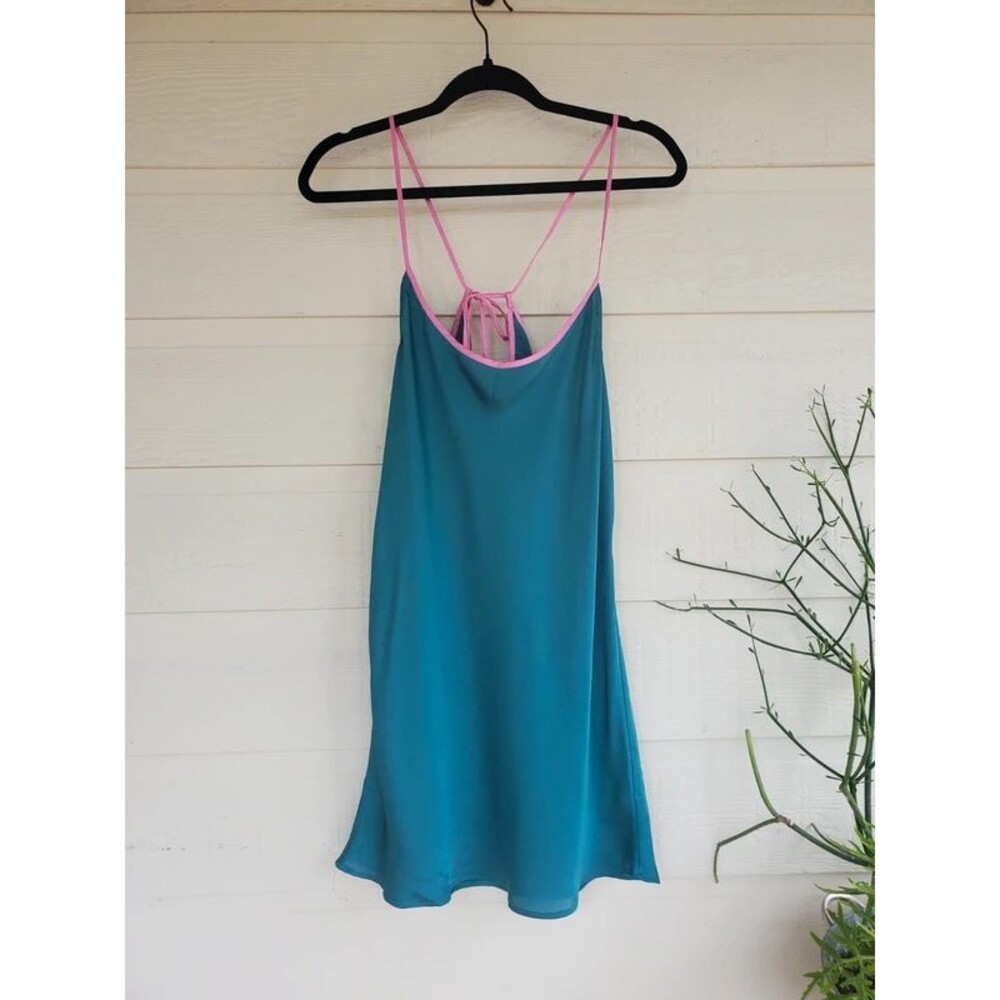 Free People Satin Swing Mini Slip Dress Size S